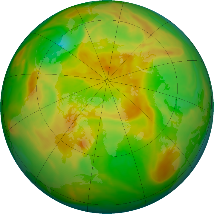 Arctic ozone map for 20 May 2014